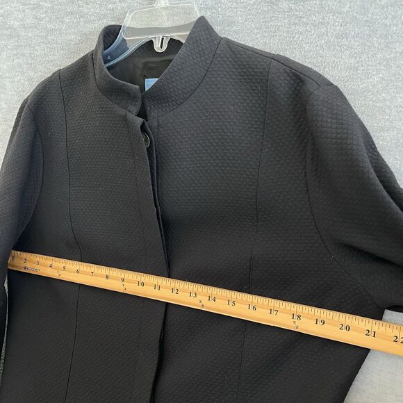 J. McLaughlin Structured Jacket Size 14 Minimalist Capsule Old Money Made in USA - Picture 9 of 11